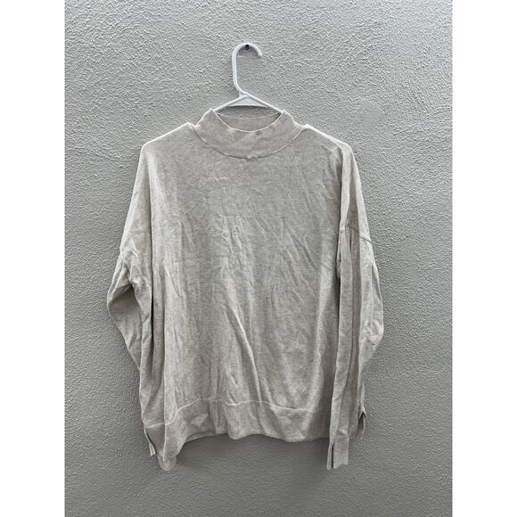 Old Navy Womens Sweater XL Brown Long Sleeve Mock Neck Knit Thin - Picture 1 of 10